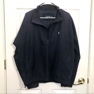 Polo Golf Zip Removable Sleeve Windbreaker Large